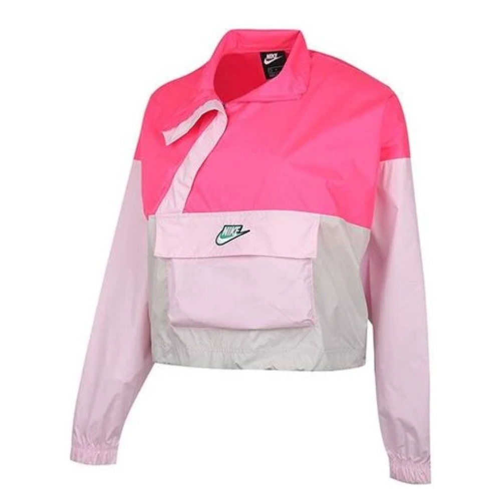 💗 Nike Sportswear Icon Clash Anorak Jacket HYPER Pink - Medium Brand New